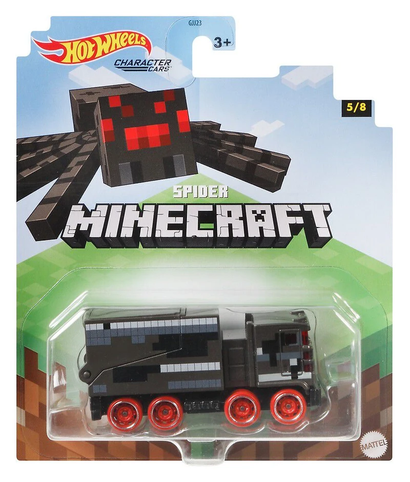 Hot Wheels - Véhicule, personnages Minecraft