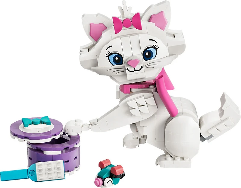 LEGO Disney Les Aristochats L'Adorable Marie, Ensemble de Construction d'Animaux pour les Enfants et les Amateurs de Chats 43286