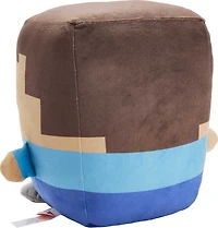 Minecraft Cuutopia 10-in Steve Plush Character Pillow Doll, Collectible Toy