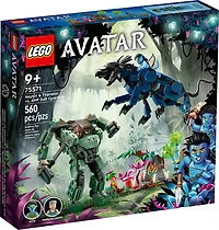 LEGO Avatar Neytiri and Thanator vs. AMP Suit Quaritch 75571 (560 Pieces)