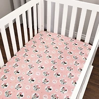 Disney Minnie Mouse, Aller Dotty, 2 couvertures de réception en flanelle