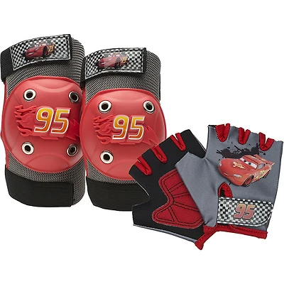 Disney Pixar Cars - Kids Bike Pad & Glove Set