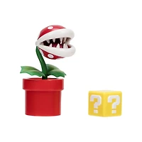 Figurine Nintendo de 4 pouces - Plante Piranha avec bloc question