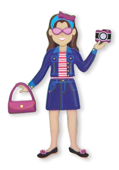 Melissa & Doug Reusable Puffy Stickers - Dress-Up - French Edition