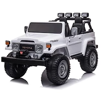 KIDSVIP Licensed Toyota Land Cruiser 2-Seater Kids' 4X4 24V Ride-On Truck w/ RC