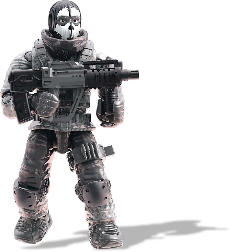 Mega Construx - Micro-Figurine Articulée Du Personnage Sergent Logan Walker De "Call Of Duty" À Construire De Collection