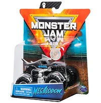Monster Jam, Official Megalodon Monster Truck, Die-Cast Vehicle, Over Cast Series, 1:64 Scale