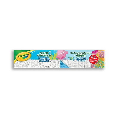 Crayola Giant Colouring Roll, Deep Sea Friends