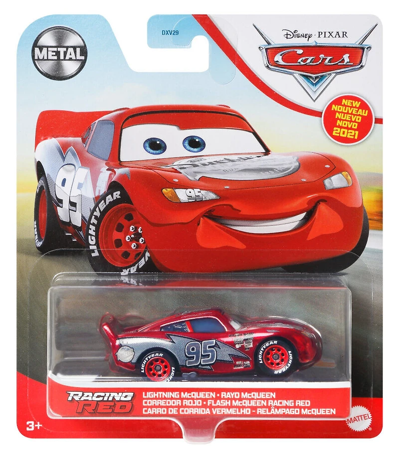 Disney/Pixar - Les Bagnoles - Véhicule Flash Mcqueen de Course Rouge