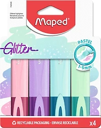 Maped Surligneurs A Paillettes 4Pcs