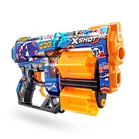 XSHOT Skins Dread Blaster - Race Team Skin (12 Darts) by ZURU