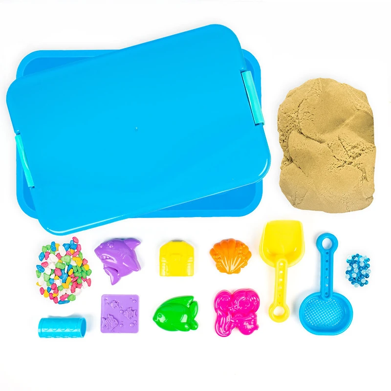 Sensory Bin -Sand Castle
