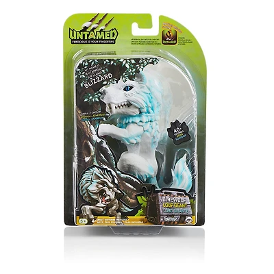 Fingerlings Untamed - Dire Wolf - Blizzard (White and Blue) - R Exclusive
