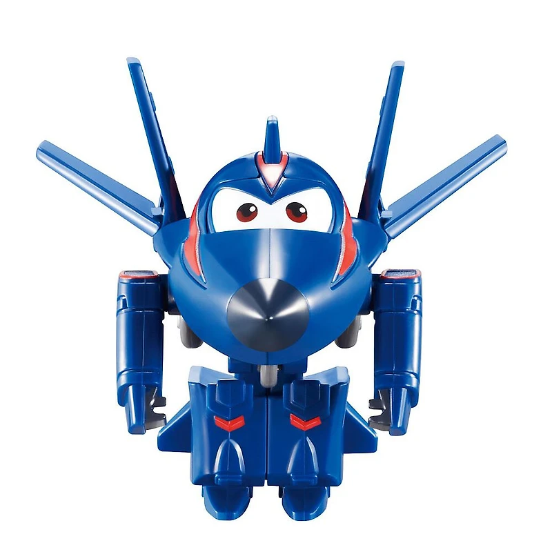 Super Wings Transform-a-Bots, paquet de 4 : Agent Chace/Astra/Flip/Todd