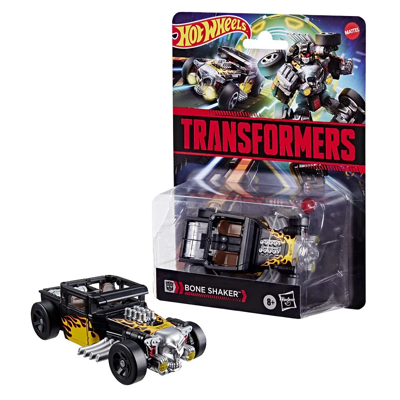 Transformers Collaborative Hot Wheels x Transformers, figurine convertible Bone Shakerä