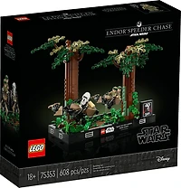 LEGO Star Wars Endor Speeder Chase Diorama 75353 Building Set (608 Pieces)