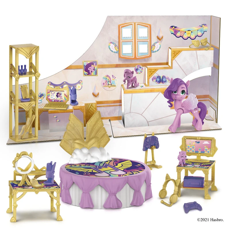 My Little Poney: A New Generation La chambre royale avec Princesse Ruby Pétales