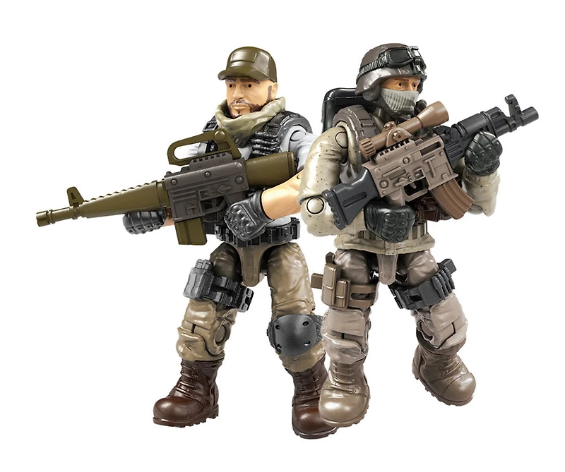 Mega Construx - Call of Duty - Tireurs du desert contre Mercenaires.