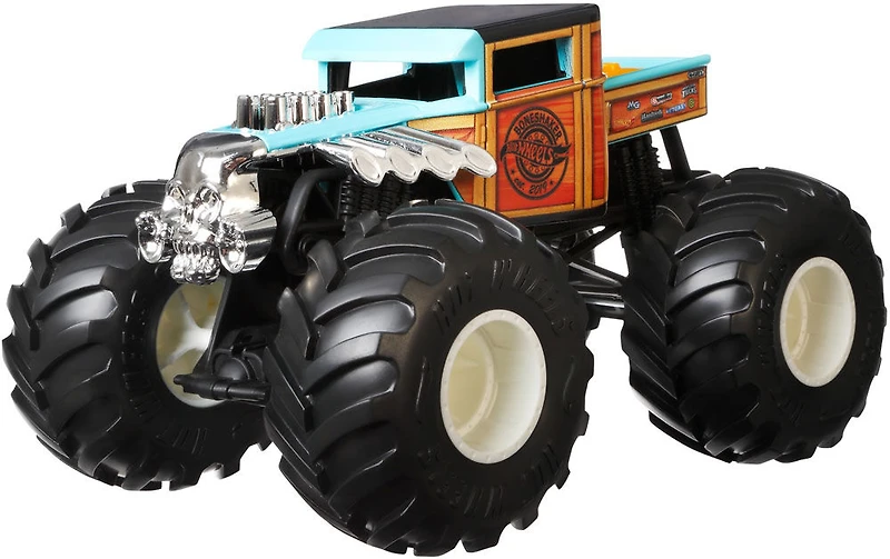 Hot Wheels - Monster Trucks - l'échelle 1:24 - Véhicule Bone Shaker
