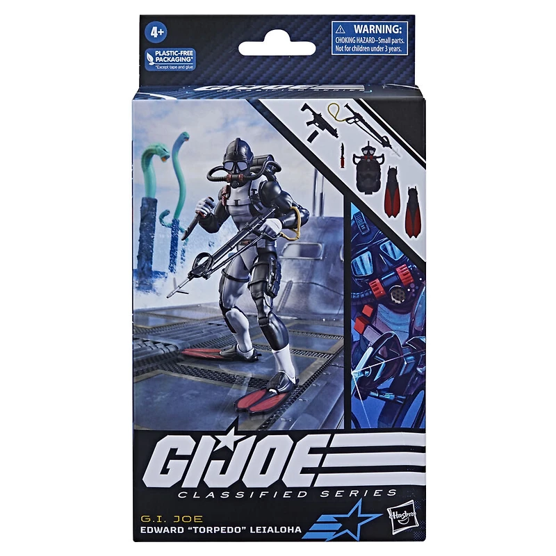 G.I. Joe Classified Series, figurine de collection 73 Edward "Torpedo" Leialoha, échelle de 15 cm, pour filles et garçons