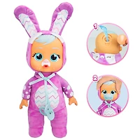 Cry Babies Tiny Cuddles Easter Lily - 9" Baby Doll | Pastel Easter Themed Bunny Pajamas