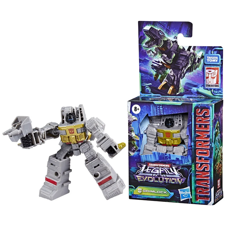 Transformers Generations Legacy Evolution, figurine Grimlock classe Origine de 8,5 cm