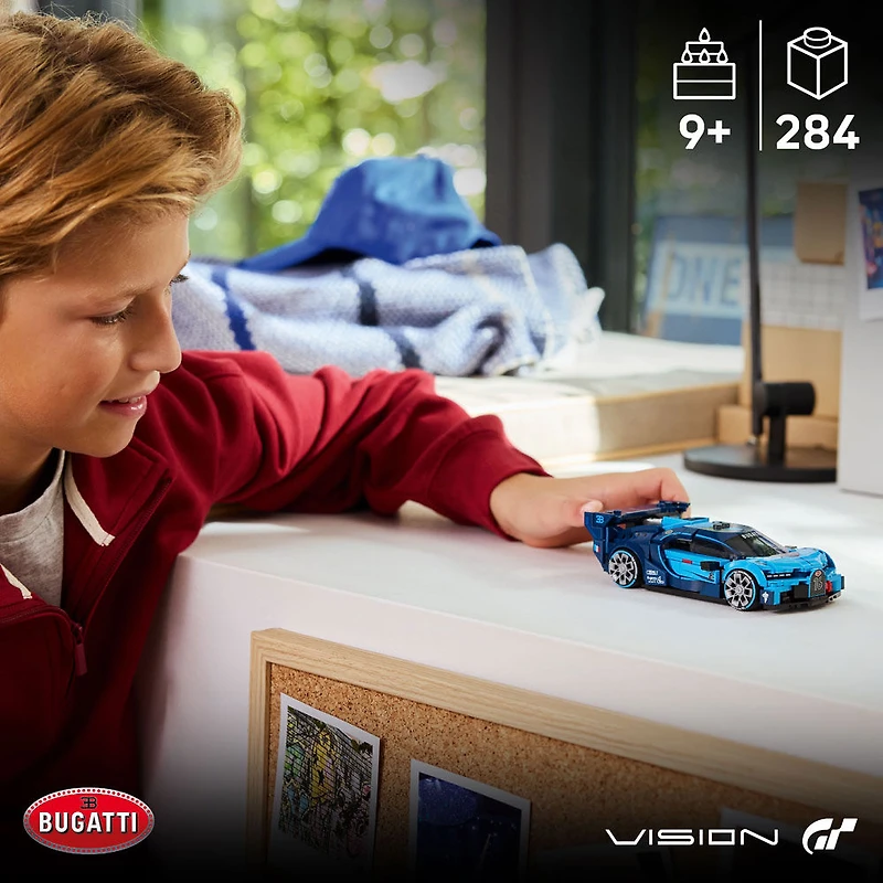 LEGO Speed Champions L'hypervoiture Sport Bugatti Vision Gran Turismo, Ensemble de Modèles et de Construction 77253