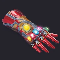 Marvel Legends Series, gant électronique articulé Iron Man Nano Gauntlet, lumières