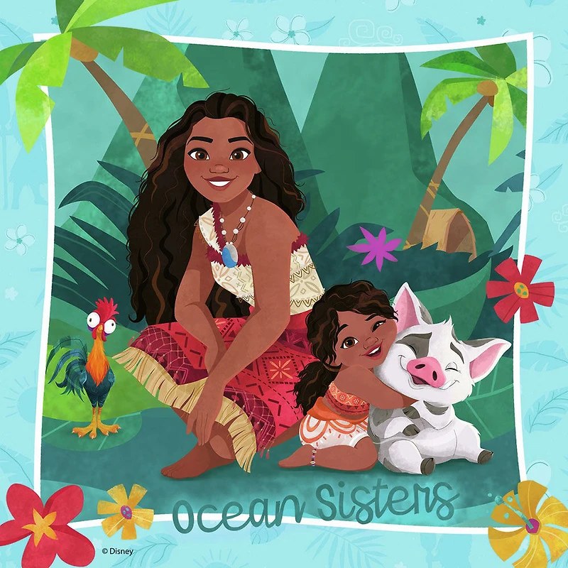 Ravensburger Disney Moana 2 3x 49 piece Jigsaw Puzzles