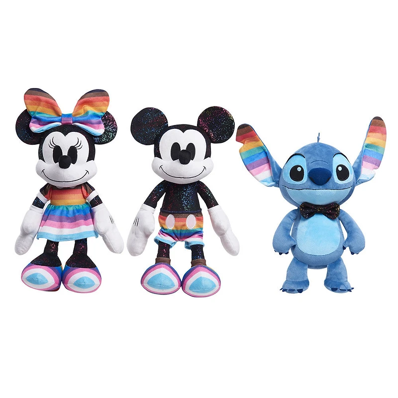 Grande peluche Stitch de 38 cm de haut, collection Disney Pride