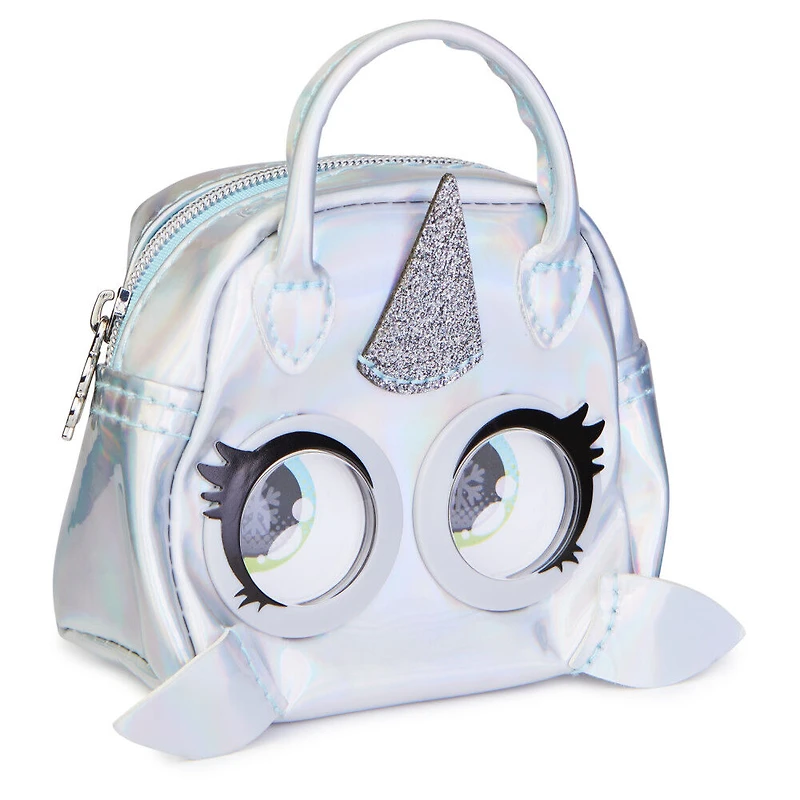 Micro Purse Pets, Narval Narwow, Petit sac à main élégant qui lève les yeux au ciel