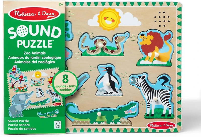 Melissa and Doug - Puzzle sonore des animaux du zoo