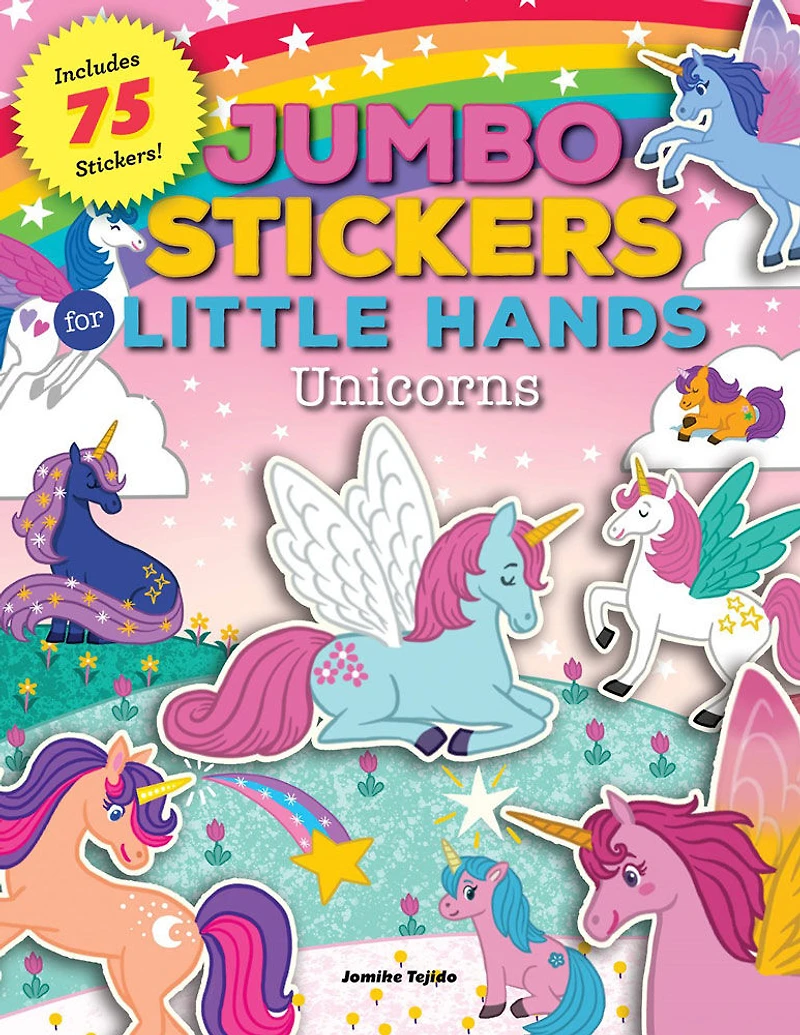 Jumbo Stickers For Lil Hands Unicorns - English Edition