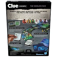 Clue Escape: The World's Fair Board Game, 1-Time Solve Escape Room Mystery Games - English Edition