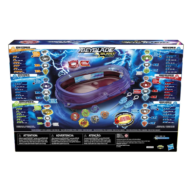 Beyblade Burst Surge Speedstorm Set de combat Slayer Showdown - Notre exclusivité