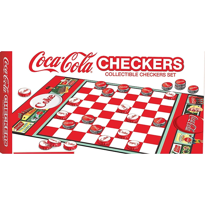 Masterpieces Puzzle Company MasterPieces Coca-Cola jeu de dames - Édition anglaise