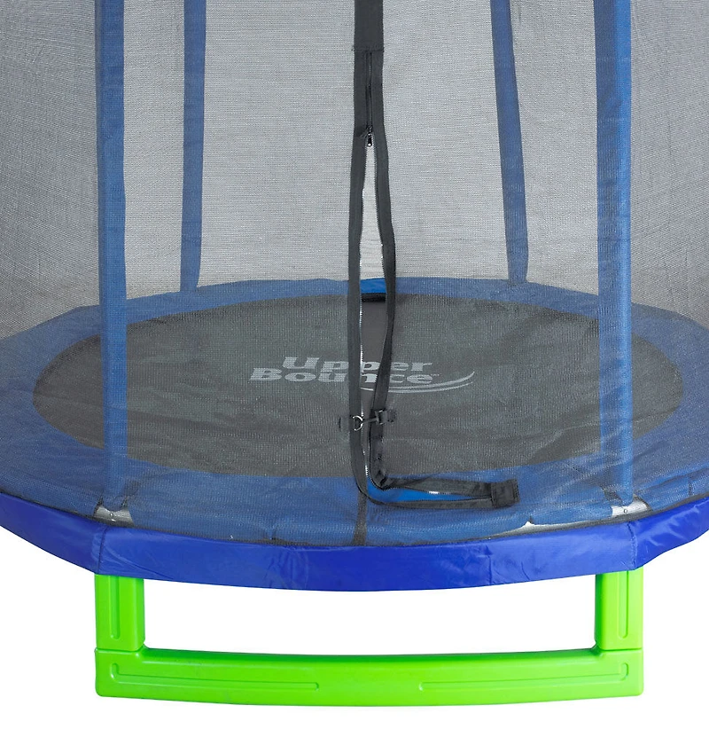 Upper Bounce 7' Indoor/Outdoor  "Classic" Trampoline & Enclosure Set
