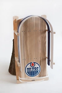 JAB - Traîneau pour enfant avec le logo LNH de l'équipe des Oilers d'Edmonton