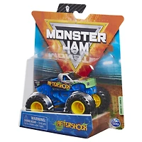 Monster Jam, Monster truck Aftershock  officiel, véhicule en métal moulé, série Forces of Nature, échelle 1:64