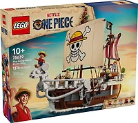 LEGO ONE PIECE Le Bateau Pirate Vogue Merry, Ensemble de Bateau avec 5 Figurines de l'Anime 75639