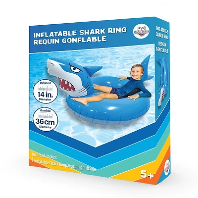 Anneau Gonflable Danaplay en Forme de Requin