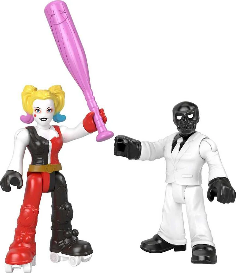 Imaginext DC Super Friends Harley Quinn & Black Mask - English Edition