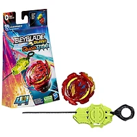 Beyblade Burst QuadStrike Stellar Hyperion H8 Spinning Top Starter Pack, Battling Game Top Toy Set with Launcher