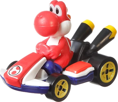 Hot Wheels Mario Kart Vehicle Red Yoshi