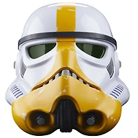 Star Wars The Black Series, The Mandalorian, casque électronique premium de Stormtrooper d'artillerie