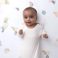 Kushies - Percale Dream crib sheet Floral