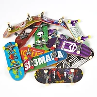 Tech Deck, Coffret de 4 fingerboards Ultra DLX, Skateboards Blind, Mini skateboards personnalisables à collectionner