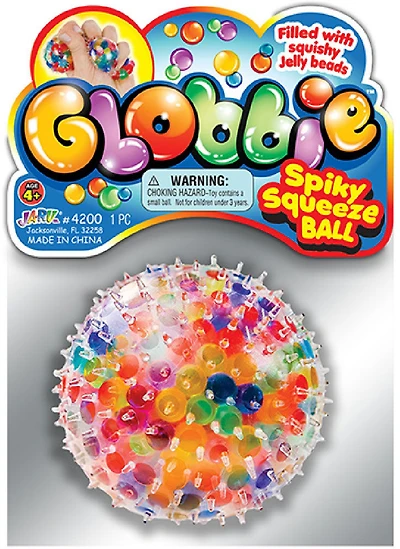 Globbie Spiky Squeeze Ball (Peg) - Édition anglaise