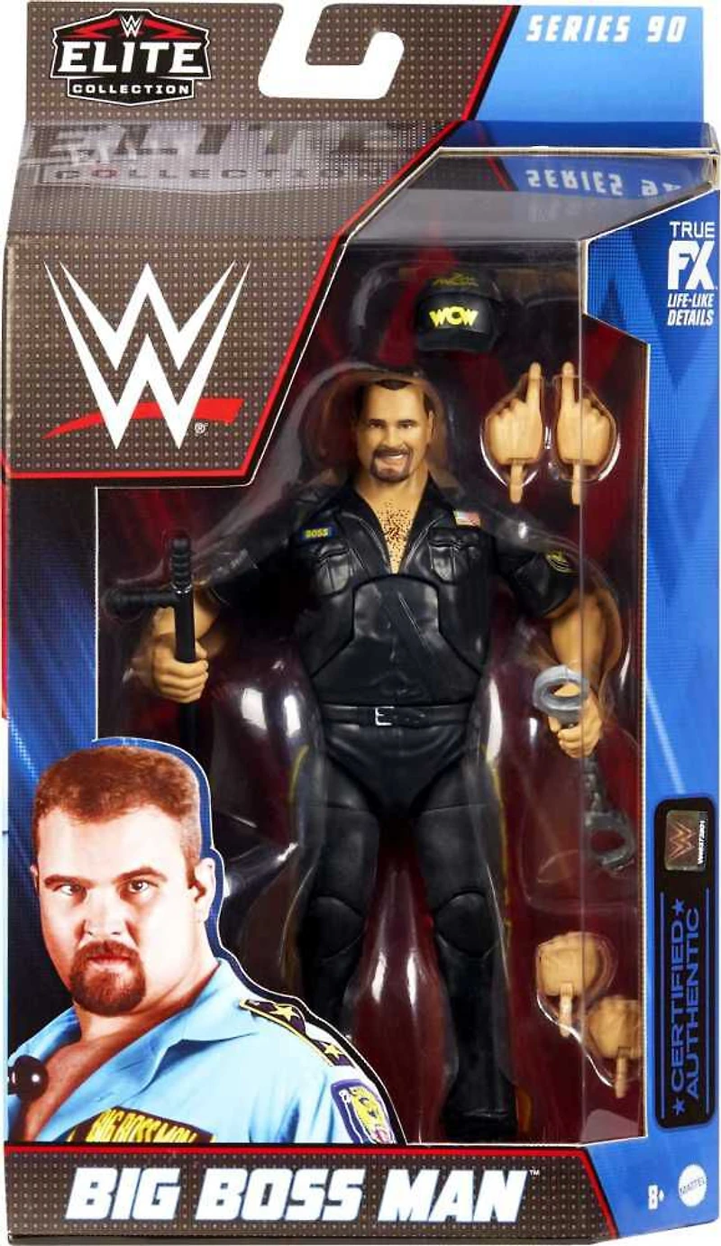 WWE - Collection Elite - Figurine articulée - Big Boss Man