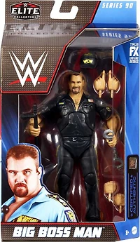 WWE - Collection Elite - Figurine articulée - Big Boss Man